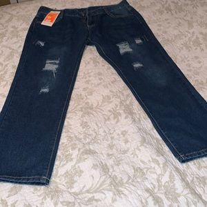 Brand new distressed jeans